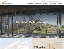 Tablet Screenshot of lilleheden.dk